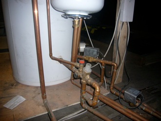 DISCHARGE PIPE INCORRECT